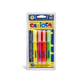 CARIOCA MEMORY BLISTER 4 PIECES ASSORTED HIGHLIGHTERS